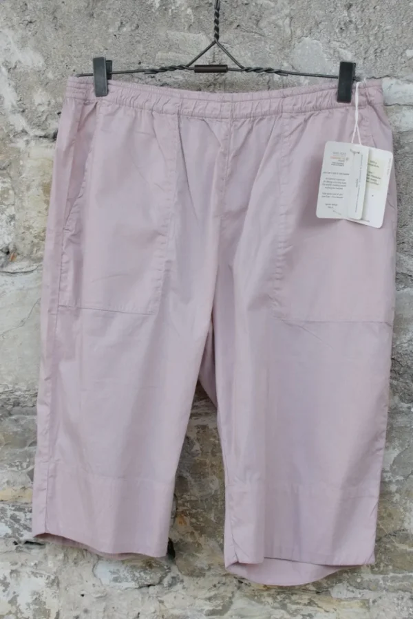 Hosen*by basics Bermuda-Short 13011 in rosa - ÖkoTex zertifizierte Baumwolle & Elasthan