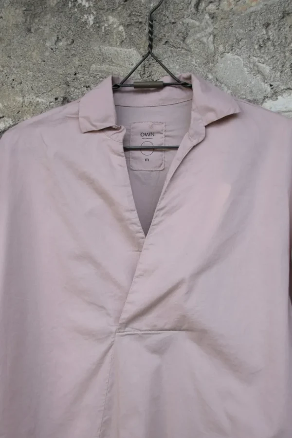 Blusen*by basics Bluse im kastigen Schnitt 13014 in rosa - Baumwolle & Elasthan