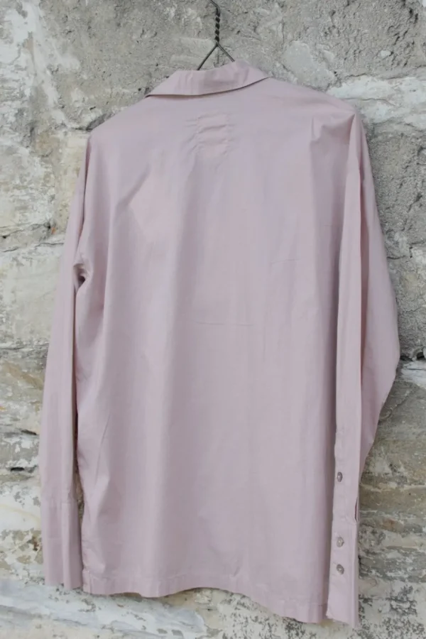 Blusen*by basics Bluse im kastigen Schnitt 13014 in rosa - Baumwolle & Elasthan