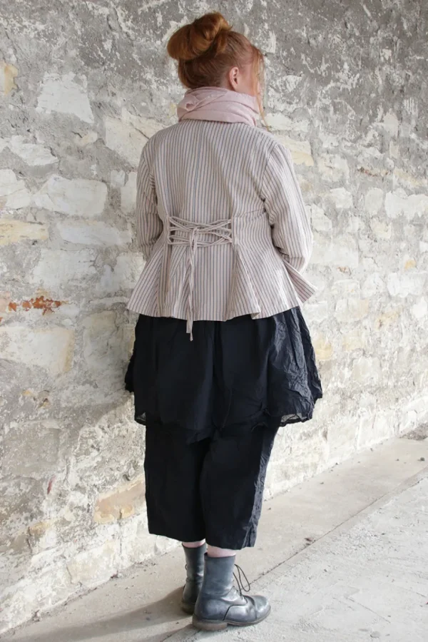 Hosen*Ewa i Walla Hose BOTVI 11425 in schwarz (black) - reine Knitterbaumwolle