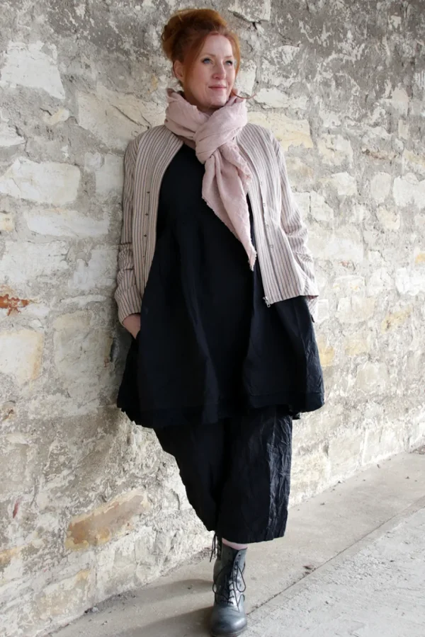 Hosen*Ewa i Walla Hose BOTVI 11425 in schwarz (black) - reine Knitterbaumwolle