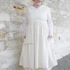 Kleider*Ewa i Walla Kleid 55895 RUBY in cremeweiss (cream) - Seersucker aus reiner Baumwolle