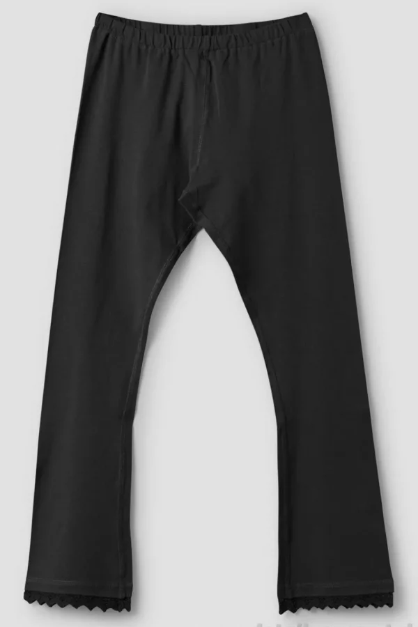 Leggings*Ewa i Walla Leggins ELLEN 11417 in schwarz (black) - Jersey aus Baumwolle