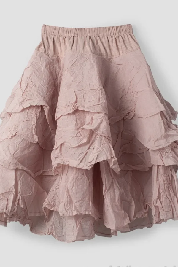 Röcke*Ewa i Walla Rock TINE 22276 in rose (pale mauve) - Hard Voile aus reiner Baumwolle