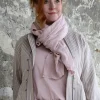 Schal/tuch*Ewa i Walla Schal JUDY 77610 in rose (pale mauve) - zarte Gaze aus reiner Baumwolle