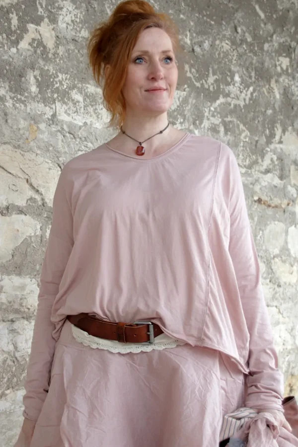 Shirts*Ewa i Walla Shirt ZITA 44146 in rose (pale mauve) - softes Jersey aus reiner Baumwolle