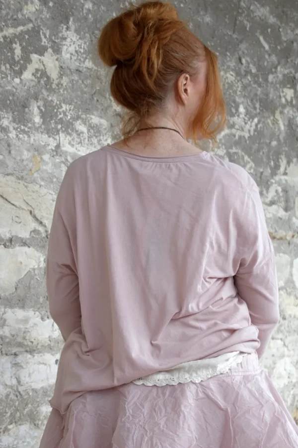 Shirts*Ewa i Walla Shirt ZITA 44146 in rose (pale mauve) - softes Jersey aus reiner Baumwolle