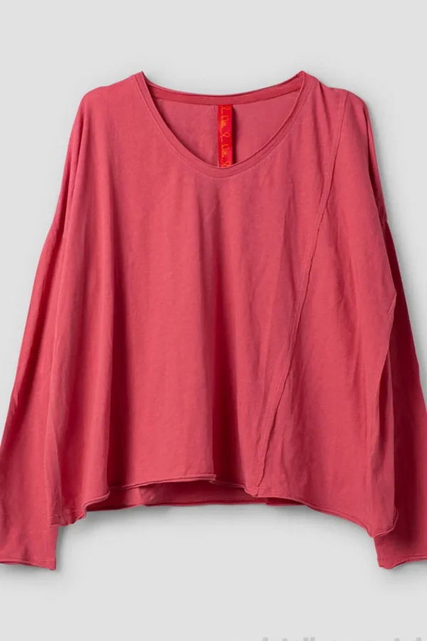 Shirts*Ewa i Walla Shirt ZITA 44146 in korallenrot (cerise) - softes Jersey aus reiner Baumwolle