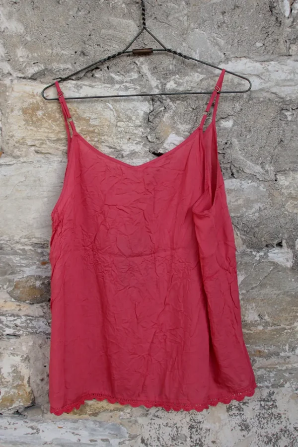 Tops*Ewa i Walla Top NORA 33398 in korallenrot (cerise) - reine Viskose