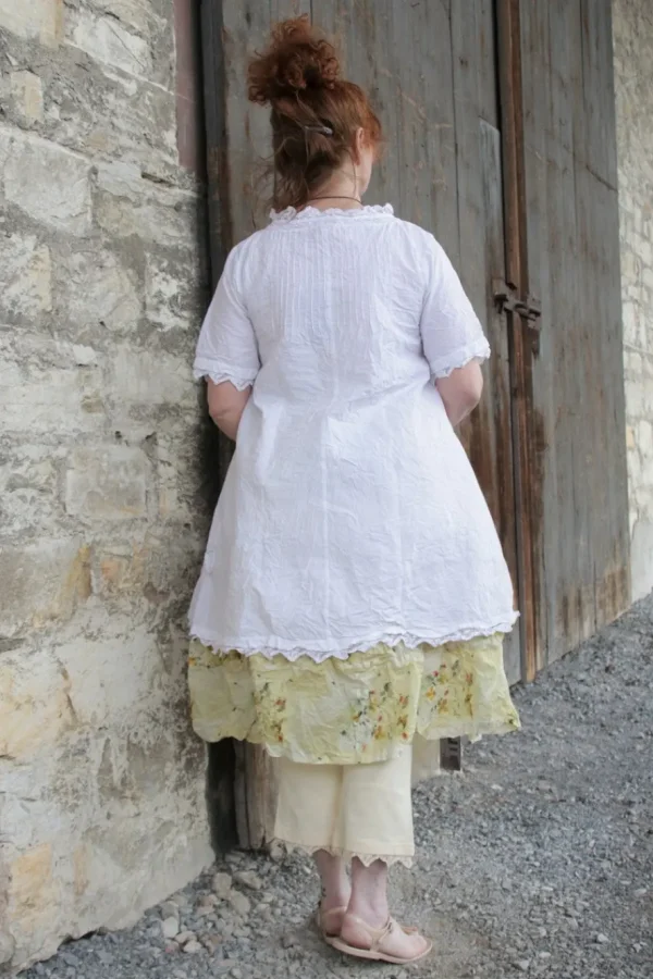 Tunika | Blusen*Ewa i Walla Tunika 44952 AUGUSTA in weiss (white) - reine Knitterbaumwolle