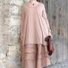 Shirts*Ewa i Walla * Tunika 44986 DANIA in altrosa (taupe) - softer Jersey aus reiner Baumwolle