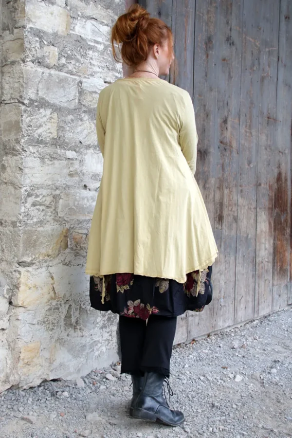 Shirts*Ewa i Walla * Tunika 44986 DANIA im hellen lemon - softer Jersey aus reiner Baumwolle