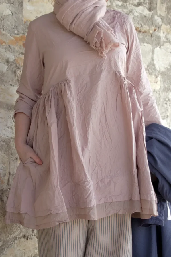 Tunika*Ewa i Walla Tunika MADICKEN 44129 in rose (pale mauve) - reine Kitterbaumwolle