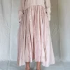 Kleider*Les Ours Kleid ADRIANA im zarten rose mit süßen Blümchen & Stickerei - reine, softe Baumwolle