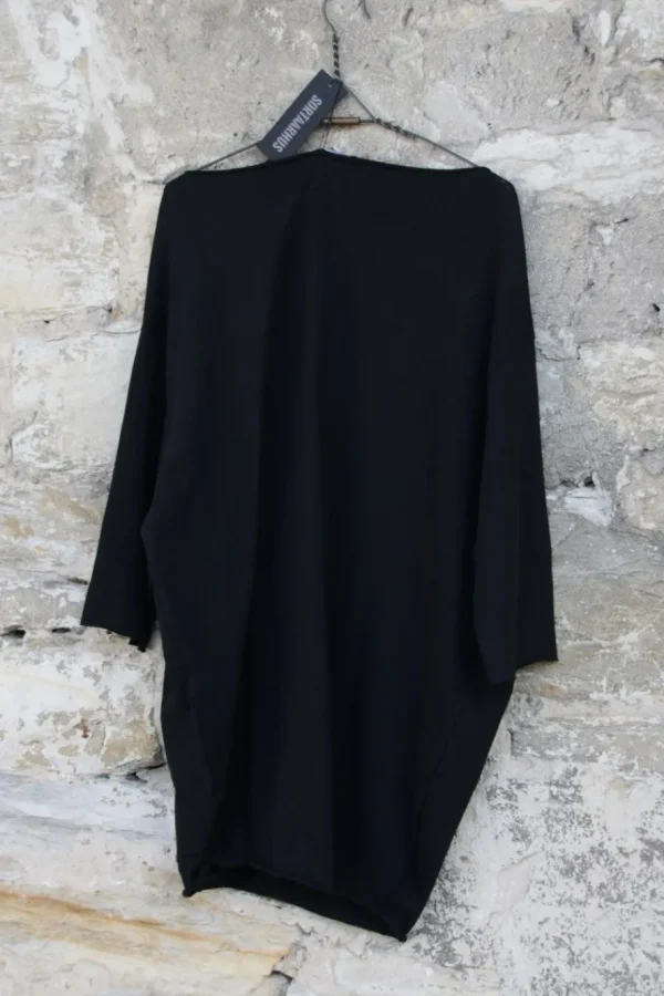 Pullover | Shirts*SORT AARHUS Oversize Pullover 2004 in black/schwarz - reine Baumwolle